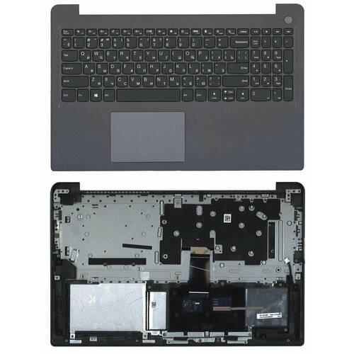 Клавиатура для Lenovo IdeaPad 3-15ALC6 топкейс, серый