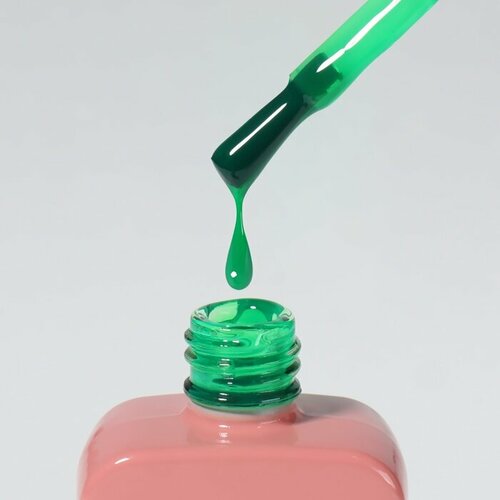 Гель лак для ногтей «STAINED GLASS», 3-х фазный, 10 мл, LED/UV, цвет (74) (комплект из 5 шт)