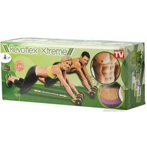 Тренажер эспандер тренажер для ног и рук для пресса для спины Тренажер Revoflex Xtreme 978₽
