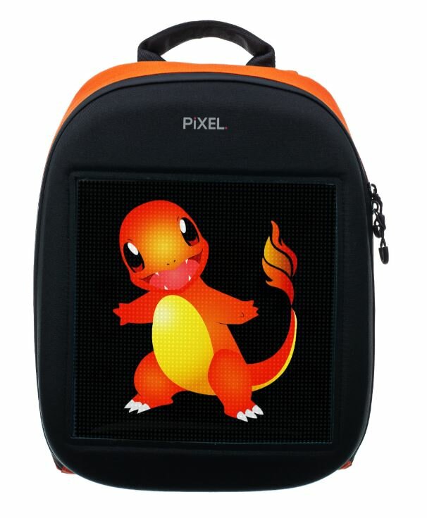 Рюкзак PIXEL One Orange оранжевый (LED-экран 25*25 px, 16,5 млн цветов, 20 л, полиэстер)