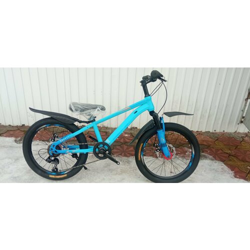 Велосипед детский 20 дюймов LTBIKE Dragon 6 скор рост 11 Шимано пром подшипники голубой 18000₽