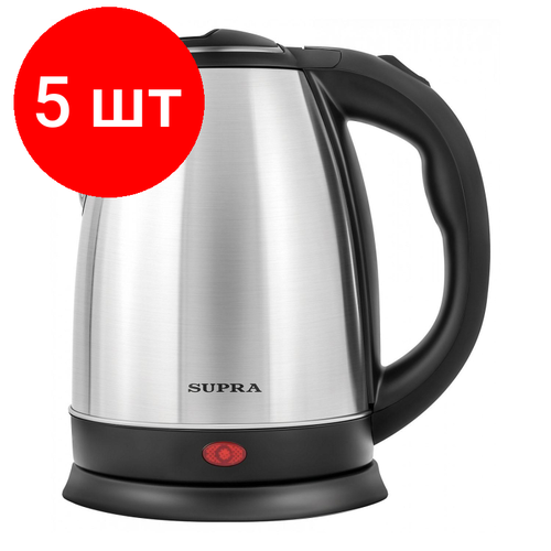 Комплект 5 штук Чайник SUPRA KES-1801S 18л 1500Вт металл 751500₽