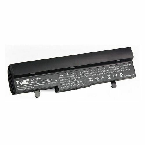 Аккумулятор TopON TOP-1005H ASUS eeePC 1001, 1005. 1101, 1001PX Series Netbook 111V 4400mAh PN: AL31-1005, AL32-1005, PL32-1005. Black - фото №4