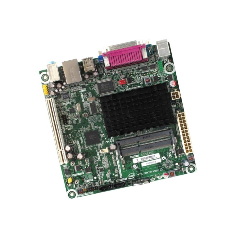 Системная плата Intel Desktop Board D425KT + процессор Atom D425KT