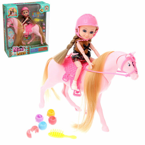 Кукла-малышка «Арина» с лошадкой и аксессуарами кукла gn3982 джина с лошадкой и другими аксессуарами в коробке