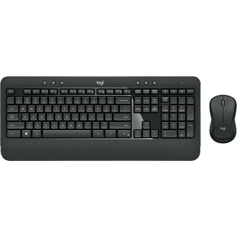 Комплект клавиатура+мышь Logitech MK540 Advanced черный/черный (920-008685) - фото №10