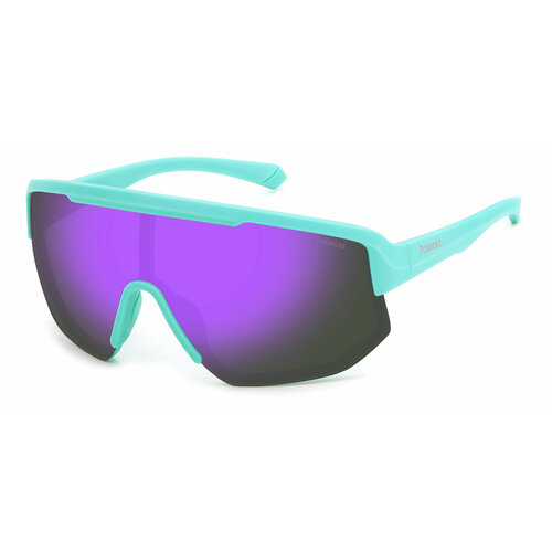 фото Солнцезащитные очки polaroid pld-205727n4799mf, фиолетовый, бирюзовый