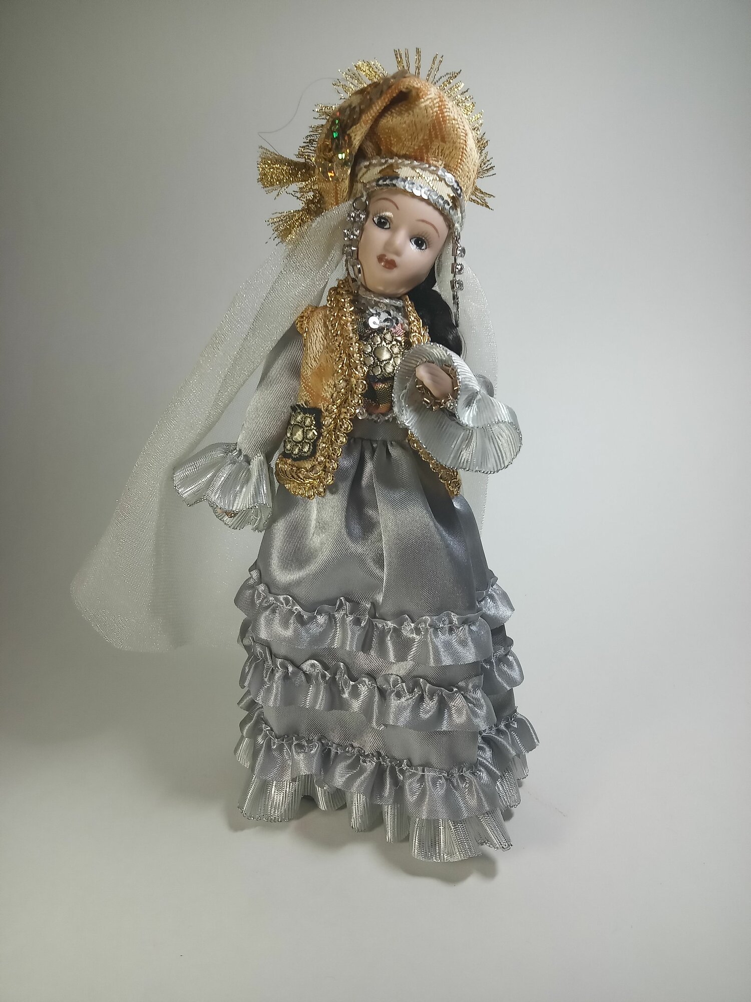 Кукла коллекционная в татарском свадебном костюме (доработанный костюм)