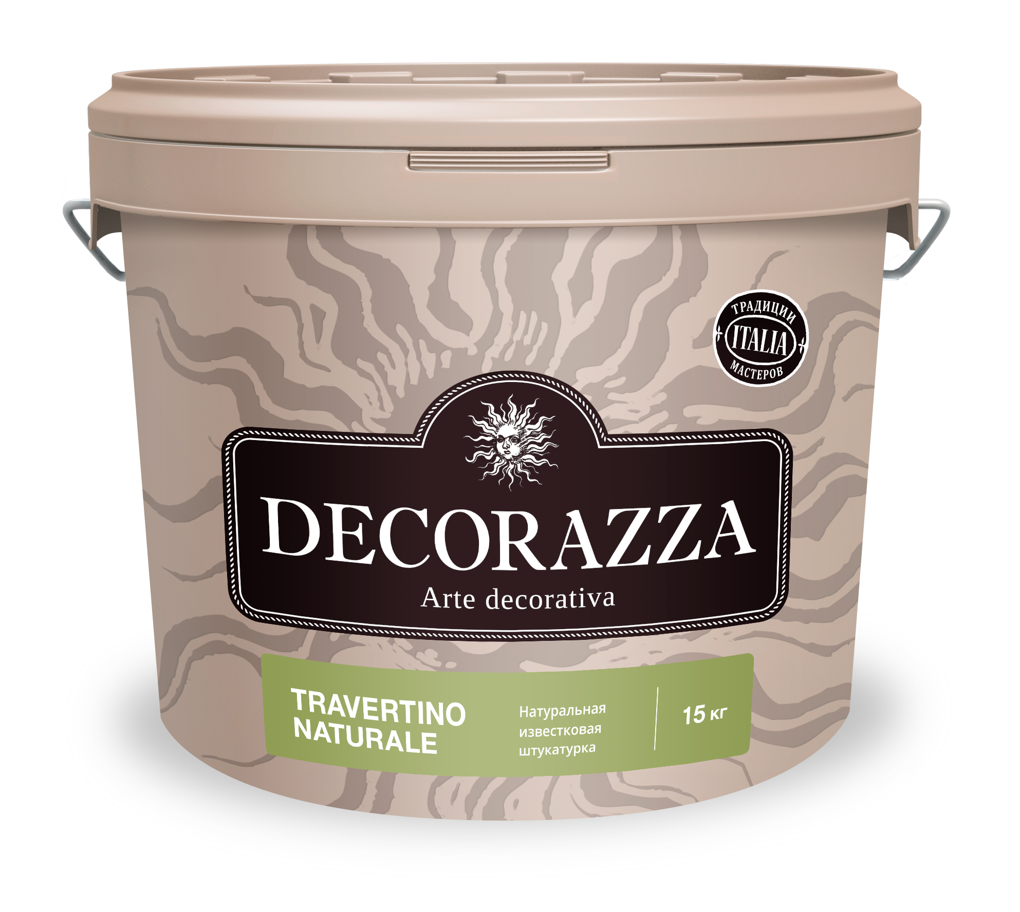 Декоративное покрытие Decorazza Travertino naturale 15 кг