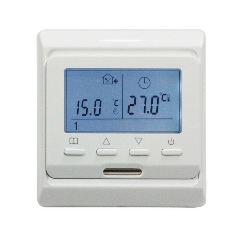Терморегулятор для теплого пола белый электронный 51.71