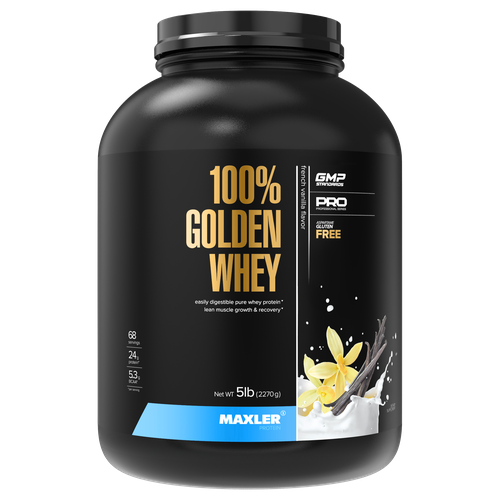 Протеин сывороточный Maxler 100% GOLDEN WHEY 2270г Французская ваниль
