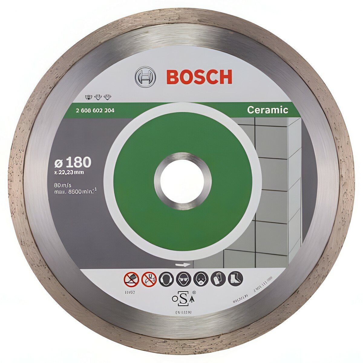 Диск алмазный Bosch 2.608.602.204 Standard for Ceramic180-22,23 по керамике