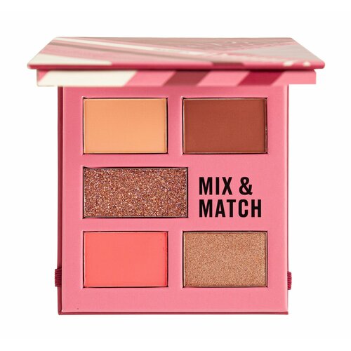 PARISA COSMETICS Палетка теней для век Mix&Match C-2305, 7 г, 02 Pink