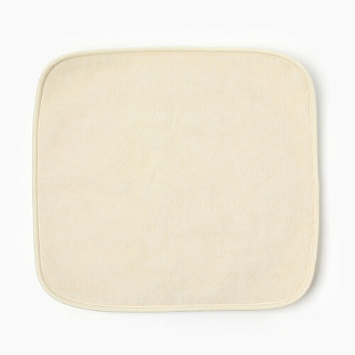 VESTA Подушка на стул меховая 50х50см молочный иск мех пэ100 485₽