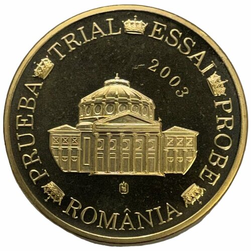 Румыния 50 евроцентов 2003 г. Specimen (Проба)