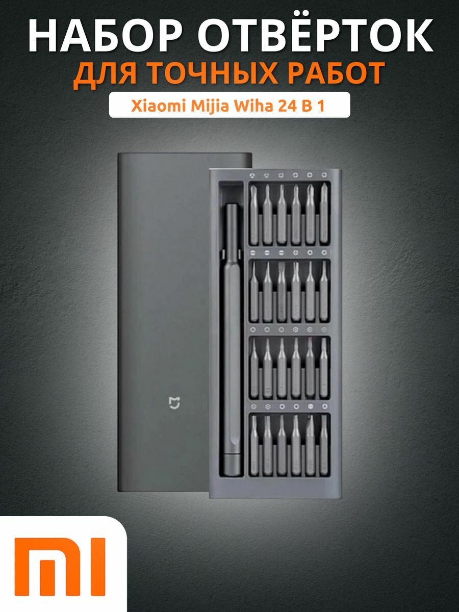 Набор отверток Xiaomi Mijia Wiha Kit MJJXLSD002QW 24 в 1