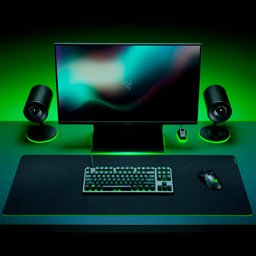 Коврик для мыши RAZER Gigantus V2, XXL, черный/рисунок [rz02-03330400-r3m1] - фото №2