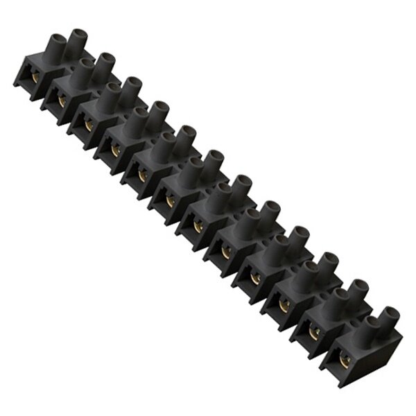 фото Зажим контактный винтовой ЗВИ-3 ПС черный 20 упак