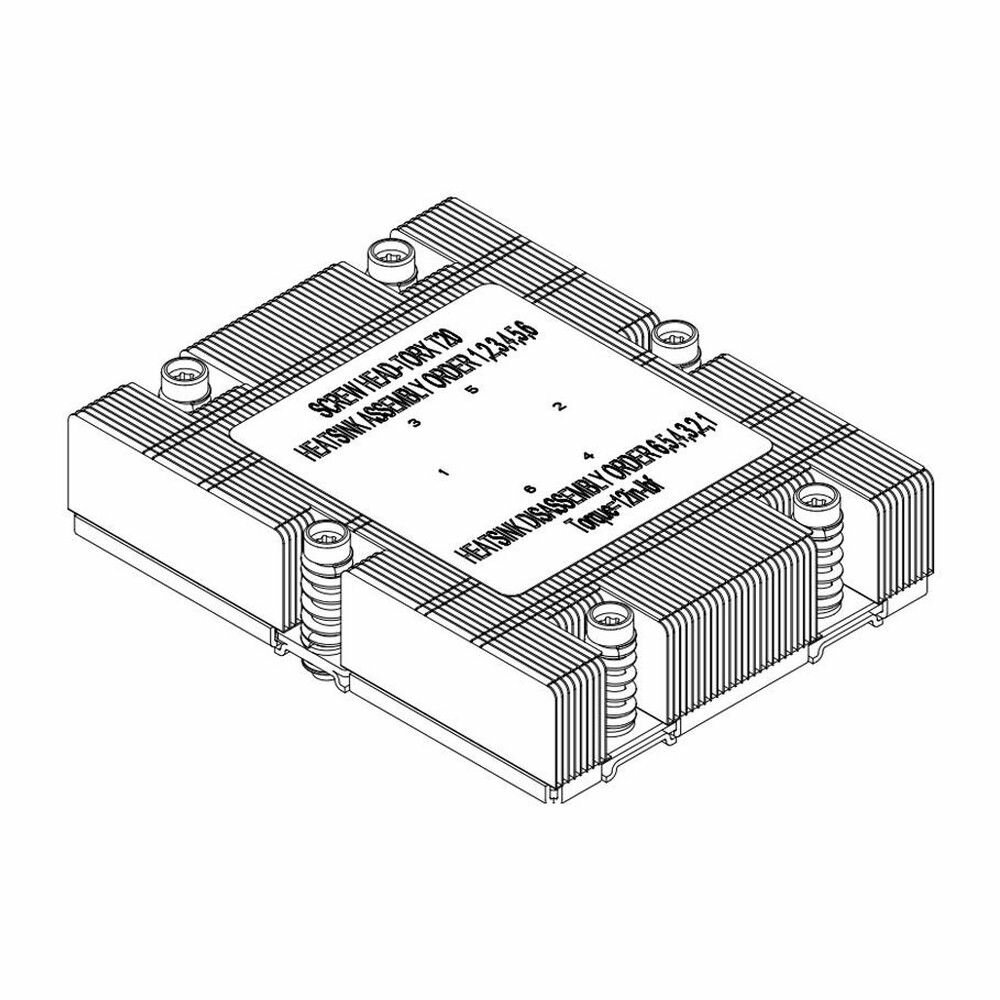 Радиатор для серверного процессора SuperMicro (SNK-P0082V)