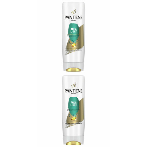 Pantene Pro-V Бальзам-ополаскиватель для волос женский Aqua Light, 200мл, 2 упаковки pantene pro v бальзам ополаскиватель aqua light для тонких и склонных к жирности волос 200 мл