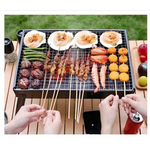 Мангал складной BBQ Grill /Мангал разборный Mini BBQ mini pocket bbq grill portable stainless steel bbq grill folding grill barbecue accessories for home park use for park camping