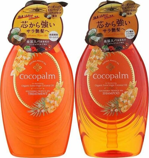 CocoPalm Набор Кондиционер и шампунь для волос Южные тропики, по 480 мл