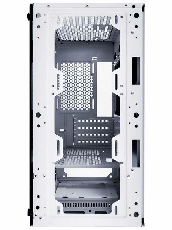 Корпус mATX 1STPLAYER белый, без БП, боковая и передняя панель из закаленного стекла, USB 3.0, 2*USB 2.0, audio - фото №19