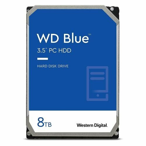 Жесткий диск WD Blue WD80EAAZ 8ТБ HDD SATA III 35 38817₽