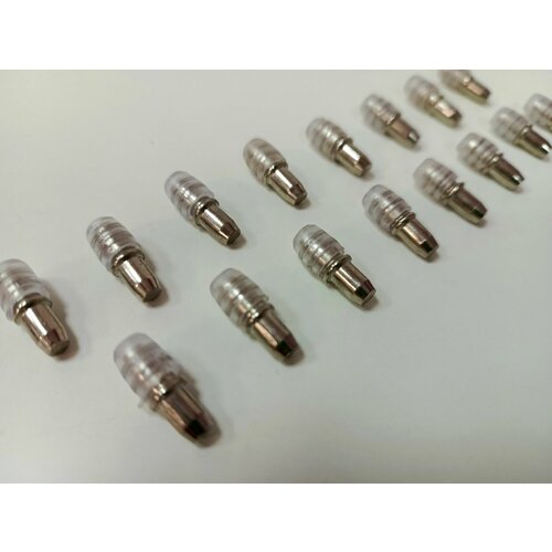 Полкодержатель мебельный для стеклянных полок 5х16 в силиконовом чехле-16 шт