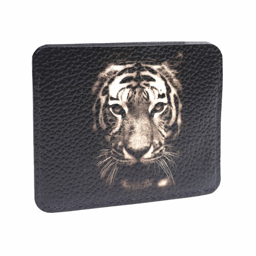 Картхолдер Eshemoda, матовая, зернистая, черный