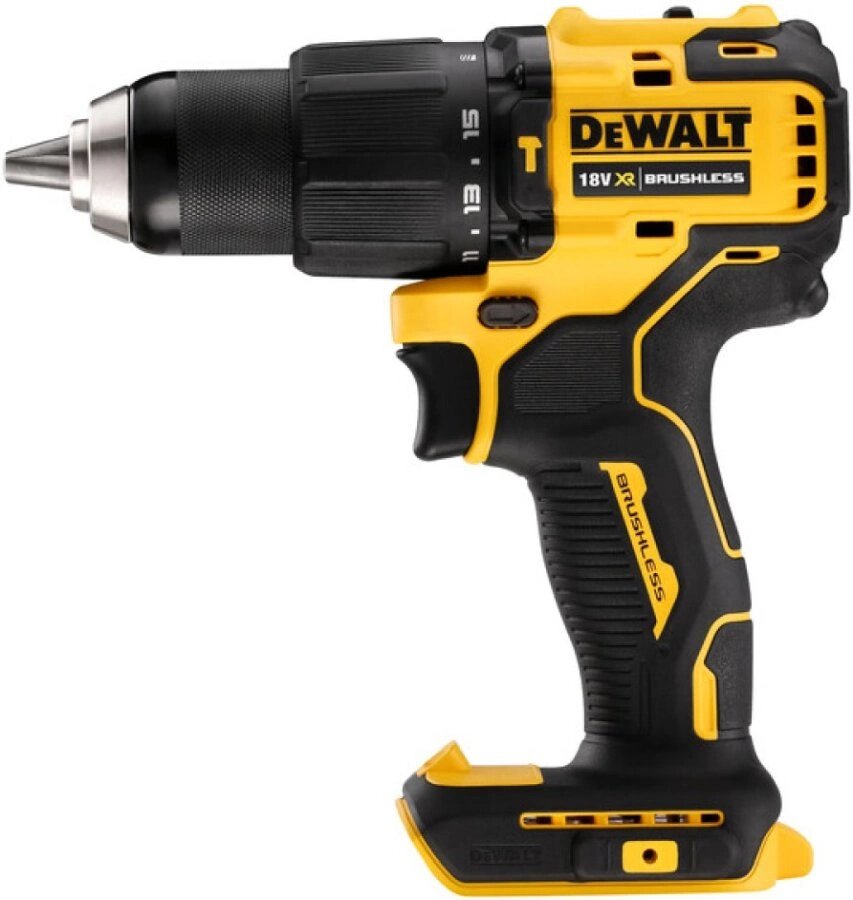 Дрель-шуруповерт DeWalt DCD709N-XJ аккум. патрон: быстрозажимной