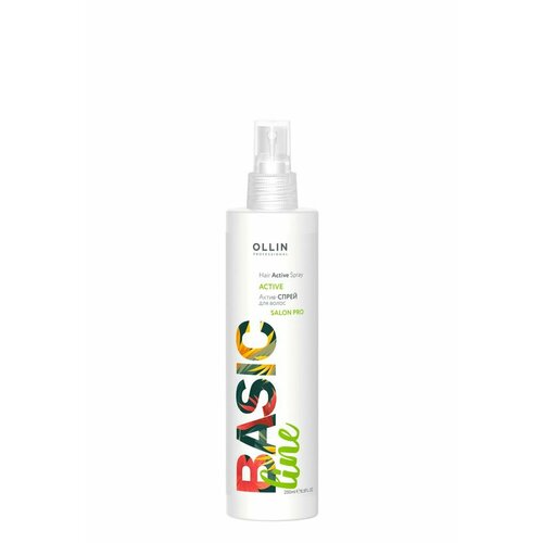 Ollin Basic Line Актив-спрей для блеска волос Hair Active Spray 250мл