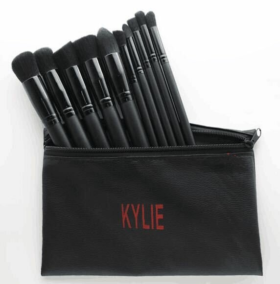фото Y&M Набор кистей для визажа профессиональный 10шт KYLIE, черный