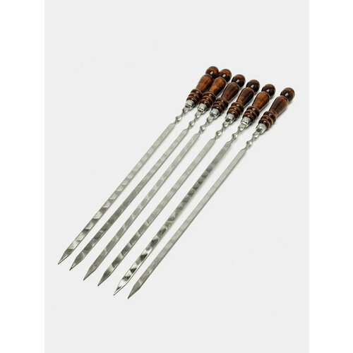 Набор из 6 шампуров с деревянной ручкой Шампура Шампуры Шампур 3299₽