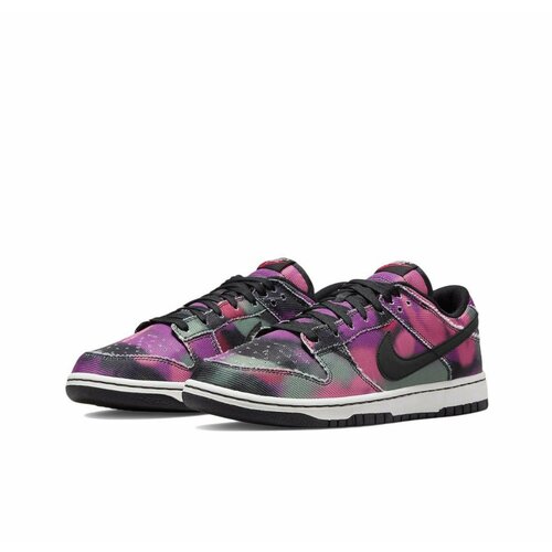 Кроссовки NIKE Dunk Low, размер 40 EU, красный, синий