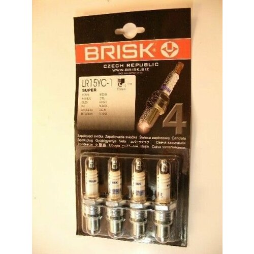 Свечи SUPER-R LR15YC-1 /ВАЗ 8 кл./ (1.1) блист. комплект 4 шт