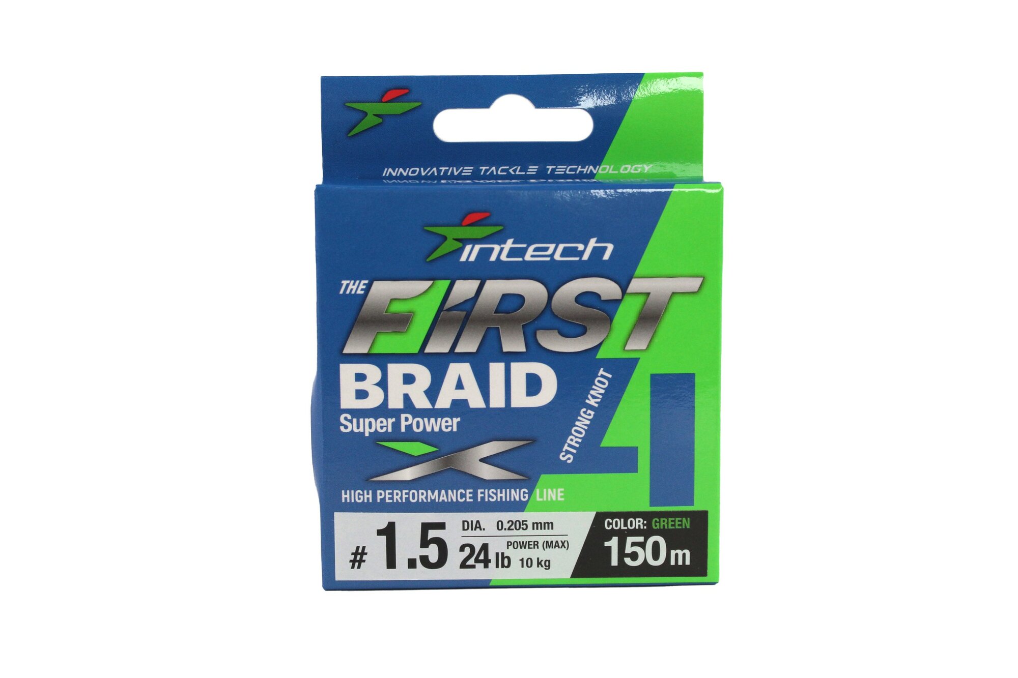 Шнур Intech First Braid X4 150м 1,5/0,205мм green