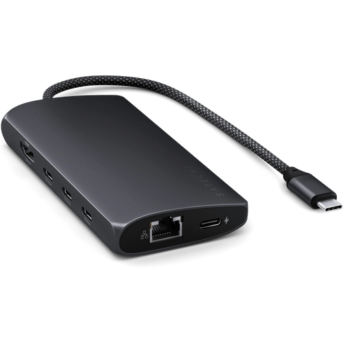 Док-станция Satechi USB-C Multiport Adapter V3 Midnight (ST-P8KED)