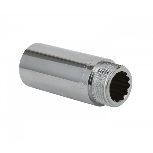 Удлинитель, ВР-НР, хромированный, 3/4" х 80 мм Gappo (G2221.05080)