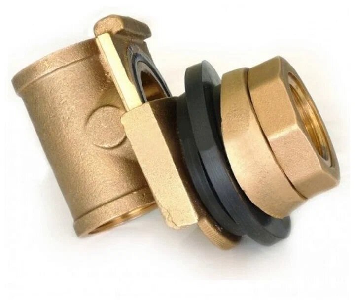 Адаптер скважинный TIM с латунным корпусом, диаметр резьбы 1" — фото 1