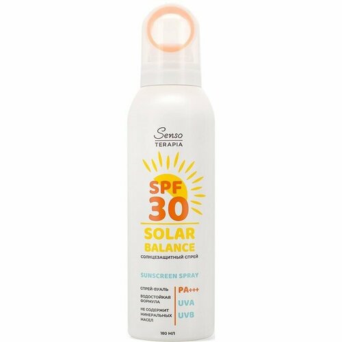 Спрей солнцезащитный SENSOTERAPIA SPF 30, 180 мл (комплект из 3 шт)