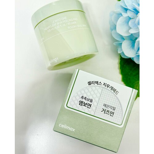 Пилинг-пэды с BHA-кислотой Celimax Ji Woo Gae Heartleaf BHA Peelind Pad 2200₽