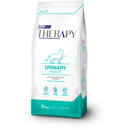 Cухой корм Vitalcan Therapy Urinary Care для кошек с заболеваниями нижних мочевыводящих путей и струвитной мочекаменной болезнью, 7,5 кг