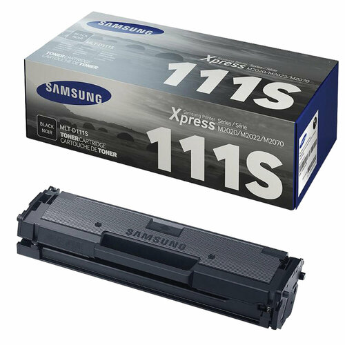 Картридж лазерный SAMSUNG (MLT-D111S) SL-M2020/M2020W/M2070/M2070W, оригинальный, ресурс 1000 стр, SU812A