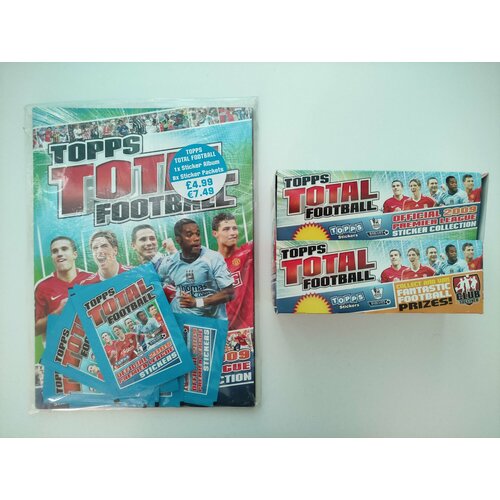 Альбом+108 пакетиков наклейки TOPPS АПЛ 2008-2009