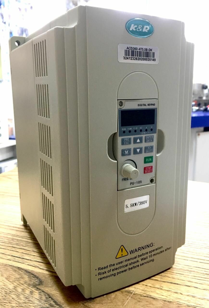 Частотный преобразователь Оригинал K&R 5,5 Квт 380 В MODEL ACD260-4T5.5B-DK