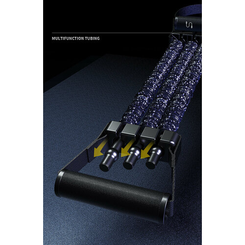 Эспандер растяжитель грудной MyPads, ручной тренажер для тренировок дома, в зале, на улице нагрузка 40 кг