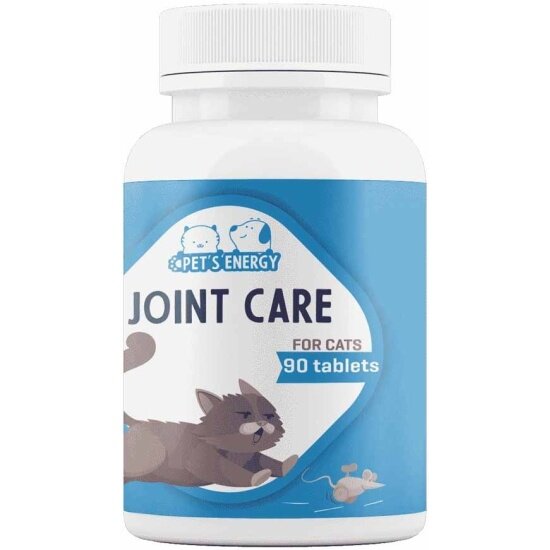 Комплекс витаминов Pets Energy Joint care for cats для кошек здоровье связок и суставов 700 мг 90 табл.
