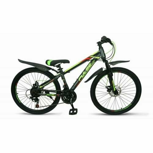 Велосипед 20 Pulse Lite MD-1200 серыйзеленыйжелтый 16799₽