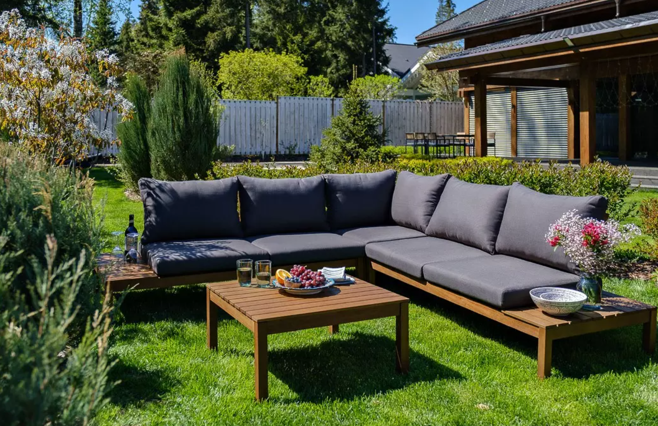 фото Софа Joygarden MASON угловая Натуральный тик